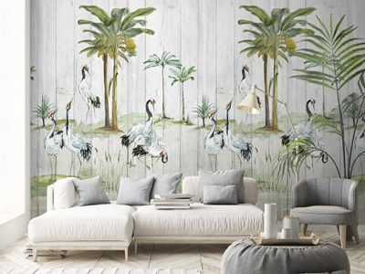 MURAL-A39401-TROPICAL-WOOD---ONE-ROLL-ONE-MOTIF